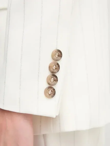 Sacou Ermanno Scervino cu dungi alb