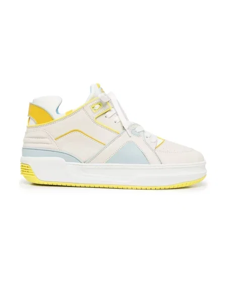 Sneakersy Just Don skórzane beżowe