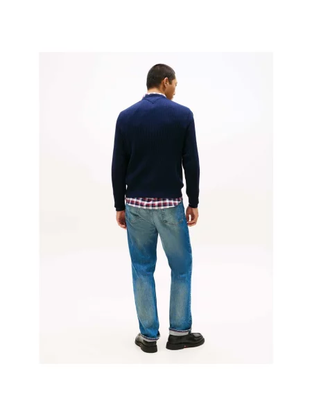 Sveter Tommy Hilfiger modrá