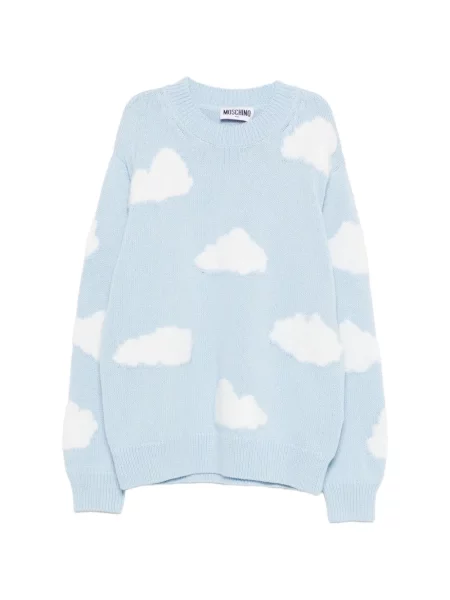 Sweter dziecięcy Moschino niebieski