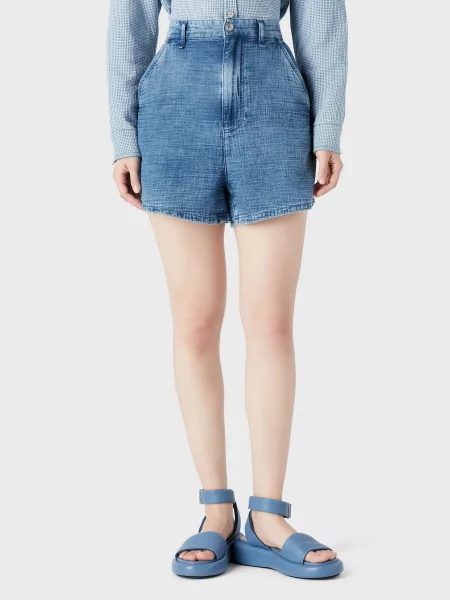 Emporio Armani Шорти джинсові синій