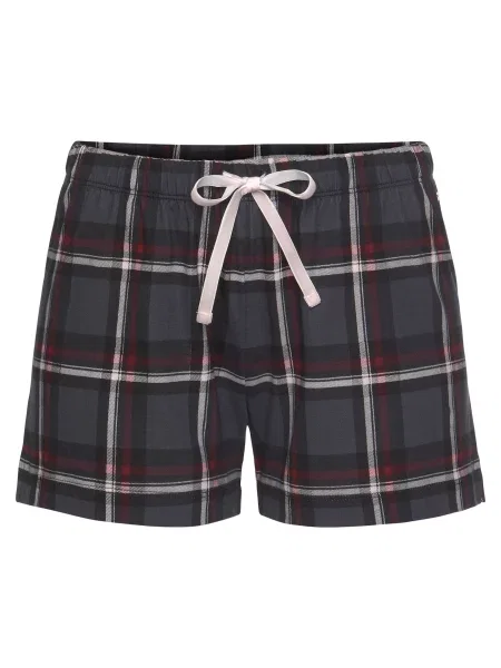 S.Oliver Pantaloni de pijama gri metalic / roșu burgundy negru