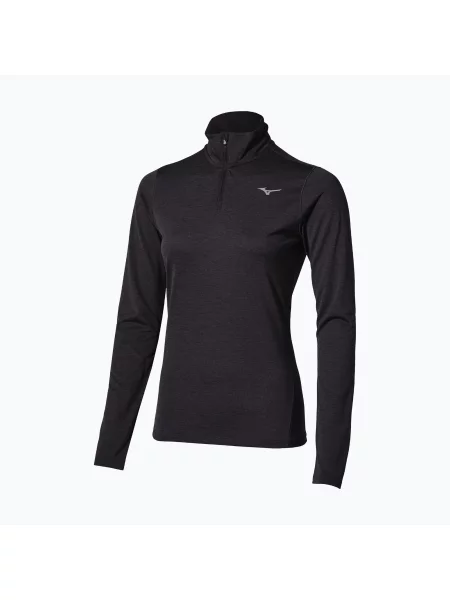 Bluză pentru femei de alergare Mizuno Core Impulse Half Zip Long Sleeve Tee phantom