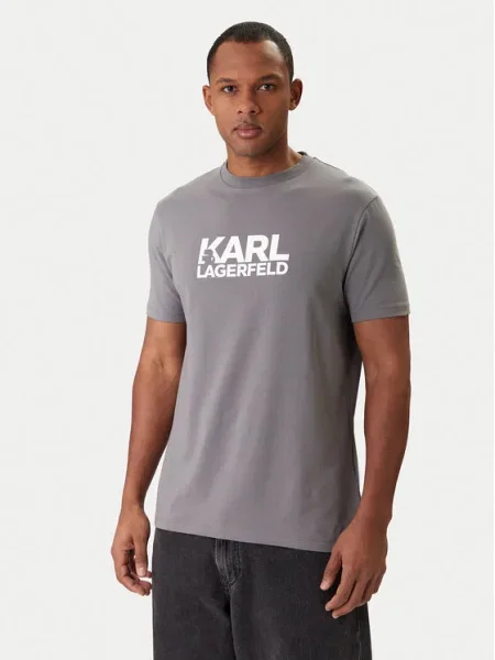 KARL LAGERFELD Tricou gri