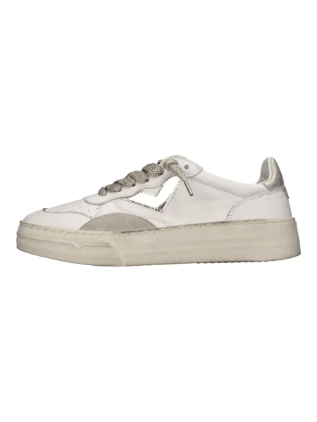 Sneakersy 4b12 skórzane białe
