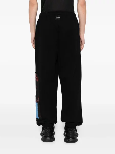 Pantaloni Vetements cu imagine negru
