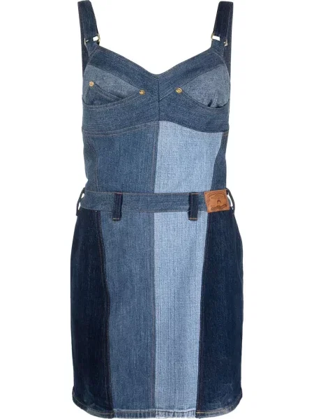 Sukienka jeansowa Marine Serre niebieska