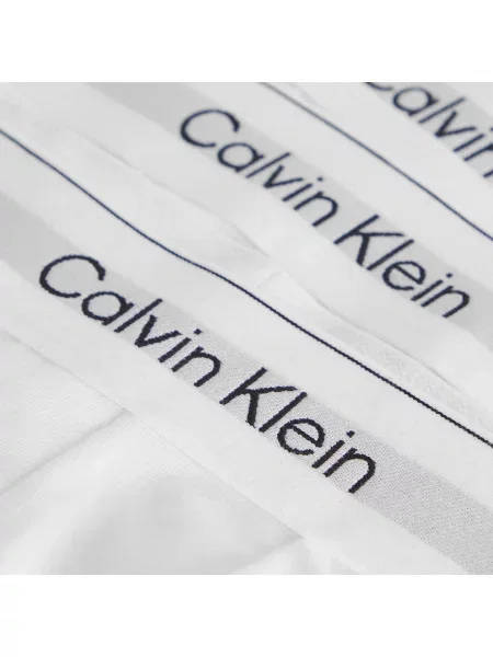 Obcisłe bokserki z elastycznym paskiem z logo w zestawie 3 szt. Calvin Klein Underwear białe