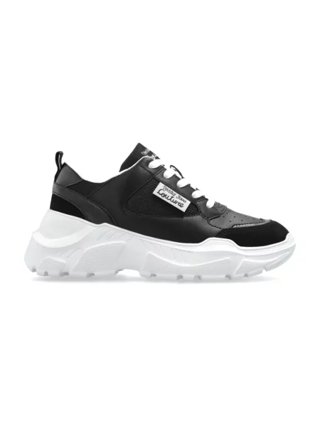 Sneakersy Versace Jeans Couture z logo czarne