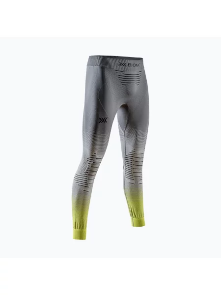 Pantaloni termici pentru femei X-Bionic Invent Fx rhino grey/light grey/canary gri