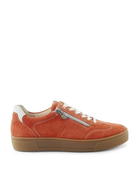 Sneakersy Ganter pomarańczowe