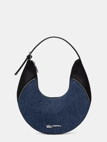 Karl Lagerfeld Jeans kabelka hobo dámska modrá