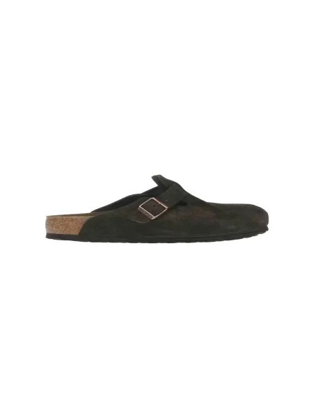 Pantofi Birkenstock din piele de căprioară alb