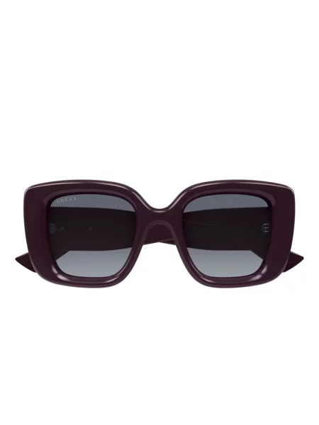 Ochelari de soare Gucci Eyewear cu autograf violet