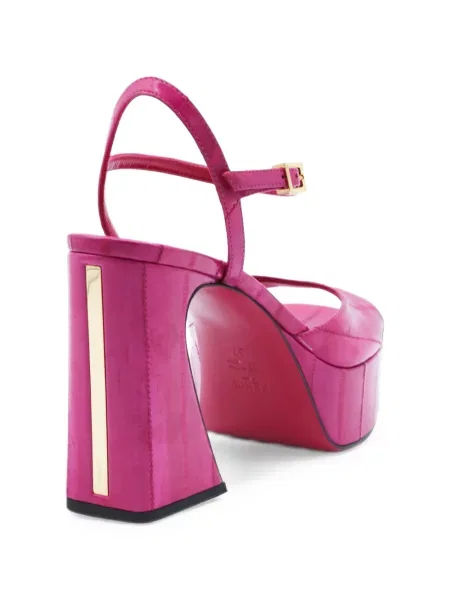 Sandale Fendi cu platformă roz