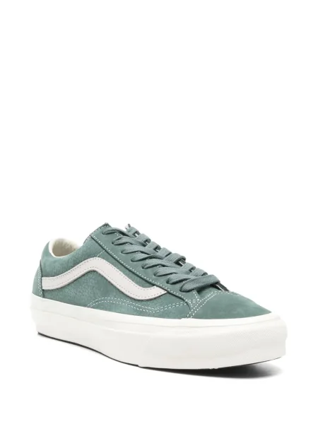Sneakerși Vans din piele de căprioară verde