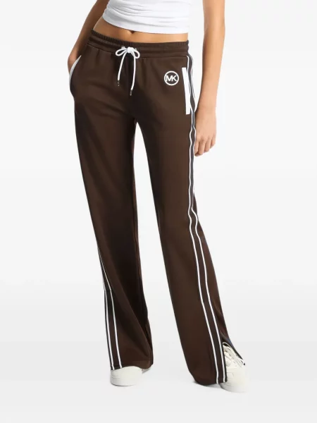 Pantaloni Michael Kors alergare maro