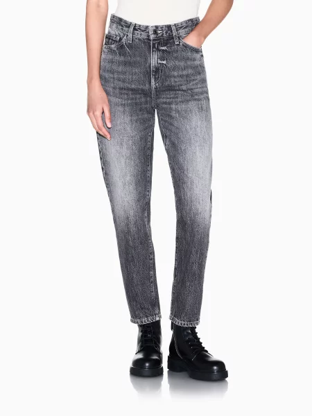 Джинси мом Armani Exchange сірий