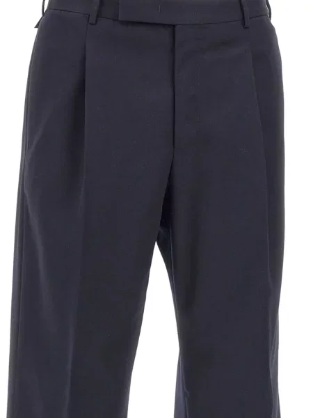 Pantaloni Pt Torino de lână albastru
