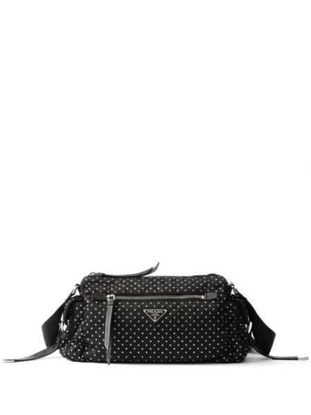 Geantă Prada cu tepi negru