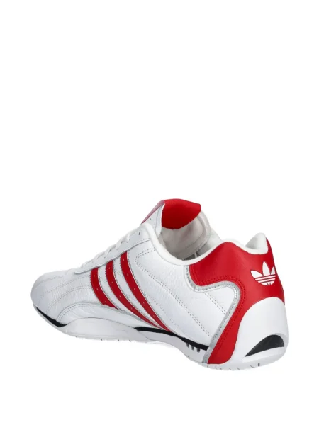 Ριγέ μισό φερμουάρ sneakers Adidas EQT σουέντ μαύρο
