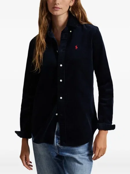 Căciulă Polo Ralph Lauren cu broderie cu dungi cowboy roșu