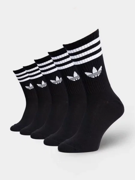Adidas Skarpety 3 Stripes Crew 6 Pairs czarne