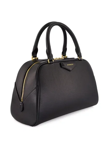 Geanta de piele Givenchy Antigona din piele negru