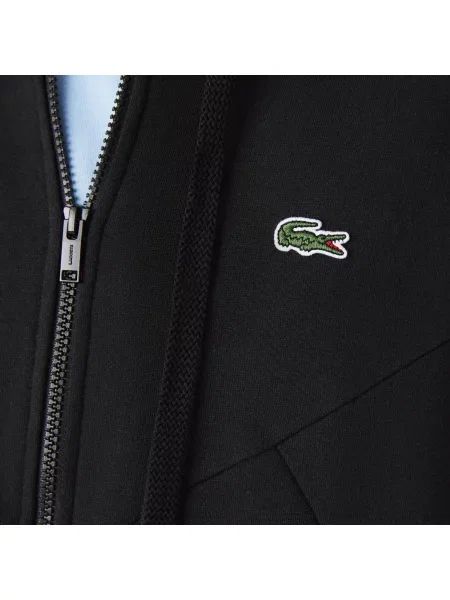 Толстовка на молнии Lacoste черная