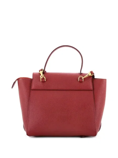 Cu centură curea Celine Pre-owned din piele roșu
