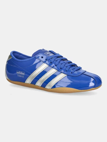 Adidas Originals Lakované Tenisky Tokyo / stříbrná modrá