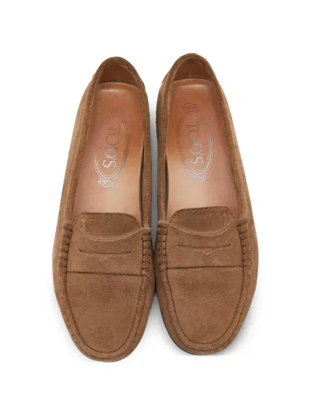 Loaferice Tod's od brušene kože smeđa