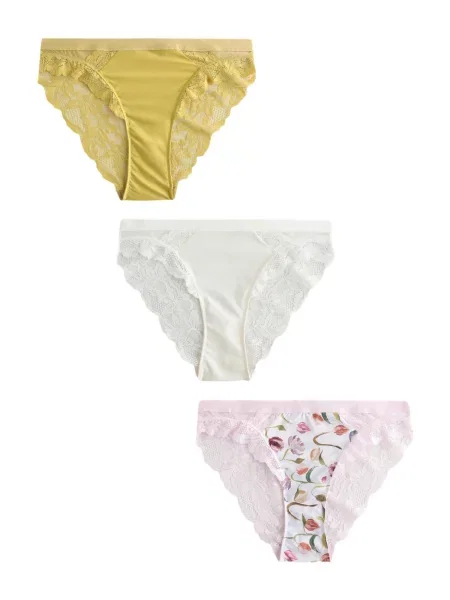 Next Slip verde stuf / roz alb