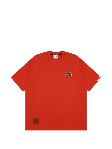 Tricou Aape By A Bathing Ape cu imagine portocaliu