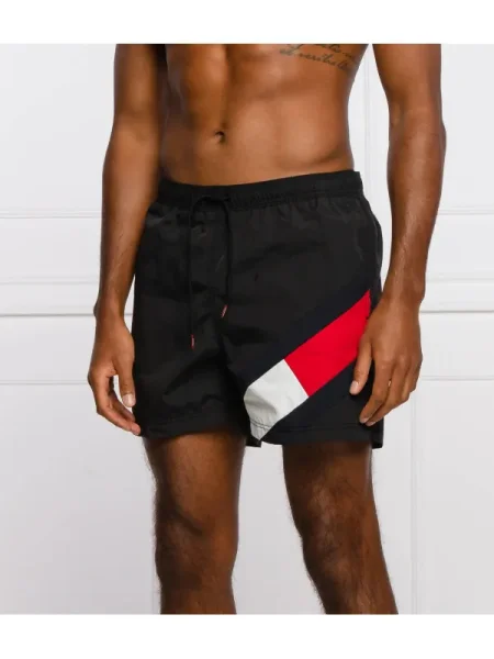 Sport rövidnadrág Tommy Hilfiger fekete