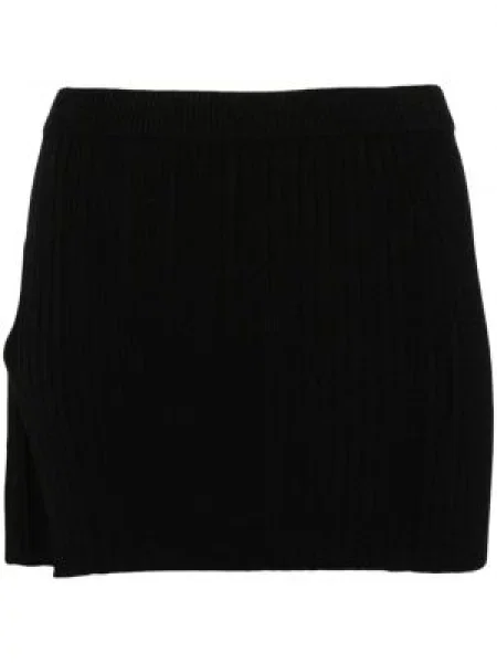 Fusta mini Misbhv tricotate negru