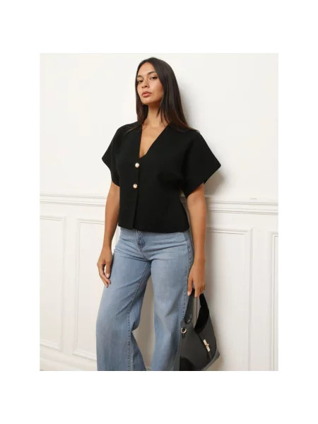Top La Modeuse crna