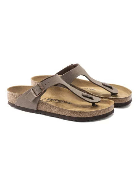 Trampki Birkenstock Gizeh Birko-Flor Birkibuc mocca EUR 36 brązowe