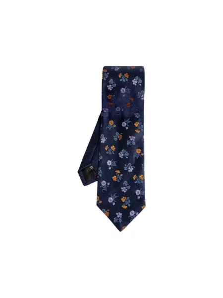 Krawat Dries Van Noten niebieski