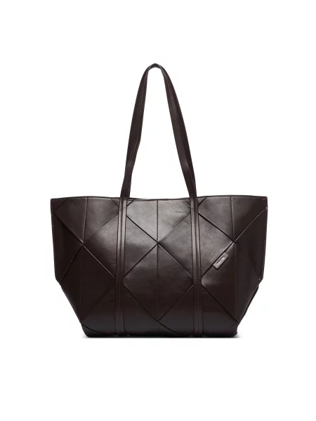 Calvin Klein Nakupovalna torba temno rjava
