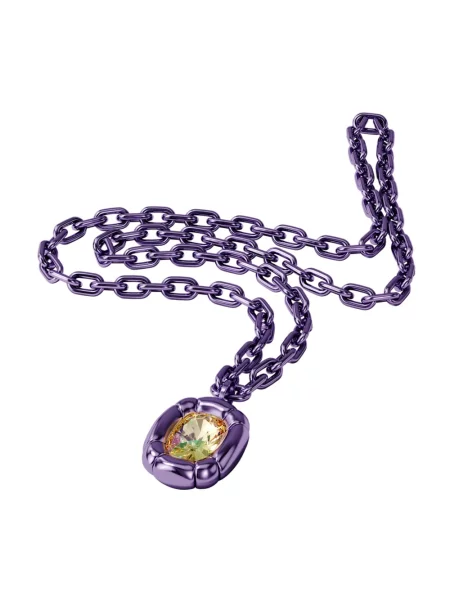 Naszyjnik Swarovski fioletowy