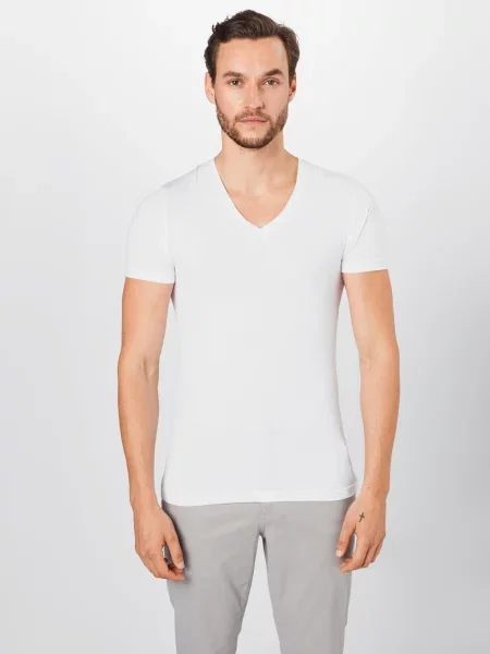 OLYMP Tricou Level 5' alb