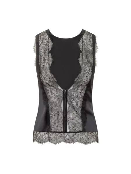 Top Tom Ford z dekoltem w serek czarny