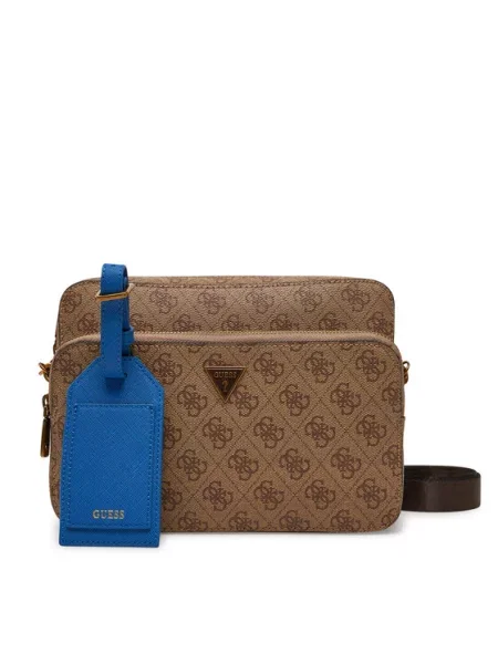 Плоска сумка Guess HMMILO бежевий