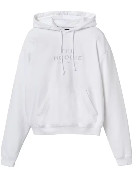 Hanorac cu glugă Marc Jacobs alb