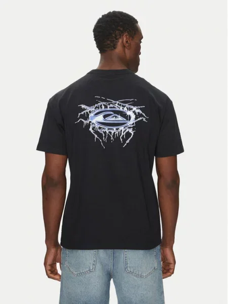Quiksilver T-Shirt μαύρο