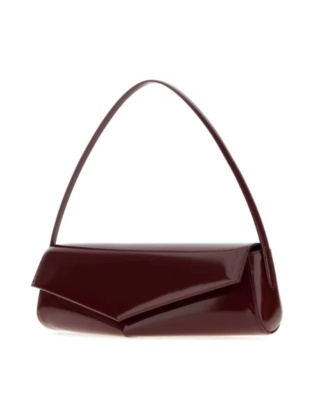 Torebka Jil Sander skórzana czerwona
