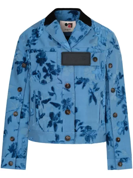 Kurtka Ports 1961 żakardowa niebieska