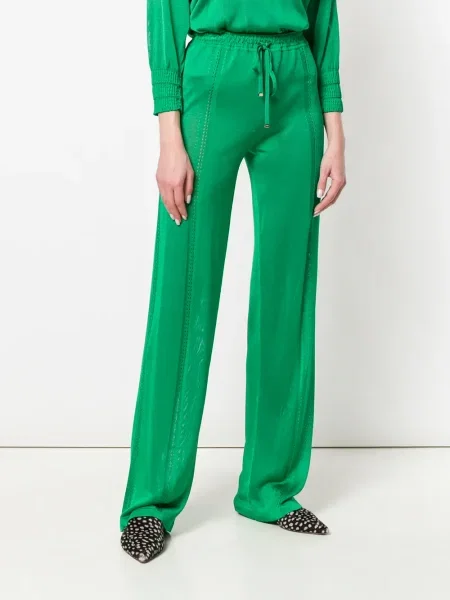 Pantaloni Pucci tricotate verde