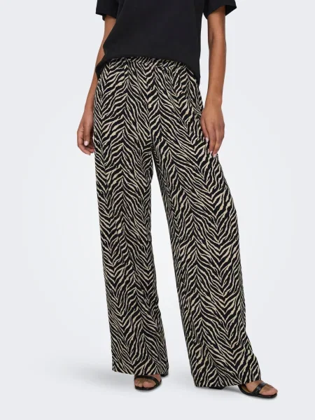 ONLY Pantaloni ONLKATTY bej negru